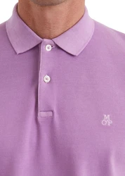 Marc O'Polo Poloshirt Bio-Baumwoll-Stretch Lila