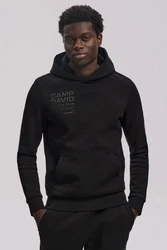 CAMP DAVID Kapuzensweatshirt Schwarz/Gelb/Grün