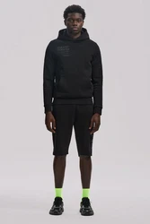 CAMP DAVID Kapuzensweatshirt Schwarz/Gelb/Grün
