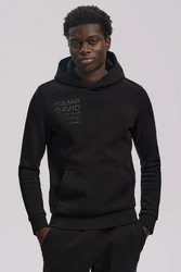 CAMP DAVID Kapuzensweatshirt Schwarz/Gelb/Grün