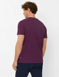 Brax T-Shirt Style TED Lila/Dunkelrot/Rosa
