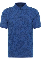 MUSTANG Kurzarmshirt Style Palco Blau/Dunkelblau