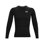 Under Armour HeatGear Armour Comp LS Funktionsshirt schwarz/weiß