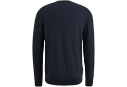 PME LEGEND Strickpullover Rundhals Dunkelblau/Blau