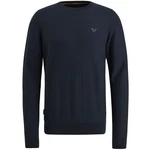 PME LEGEND Strickpullover Rundhals Dunkelblau/Blau