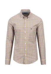 FYNCH-HATTON Langarmshirt Rot/Braun/Beige/Gelb