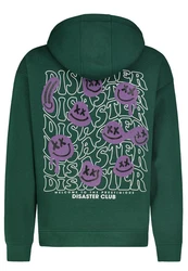 SUBLEVEL Hoodie Sweathoodie Grün/Dunkelgrün