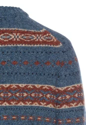 camel active Strickpullover Blau/Hellblau/Grau