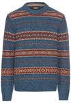camel active Strickpullover Blau/Hellblau/Grau