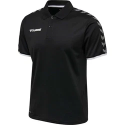 hummel Poloshirt Authentic Functional 205382 Schwarz/Dunkelgrau/Orange
