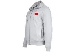 HUGO Sweatjacke Daple Hellgrau/Grau
