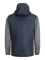 JACK & JONES JJEMULTI QUILTED JACKET Hybridjacke Dunkelblau/Orange/Blau/Grau