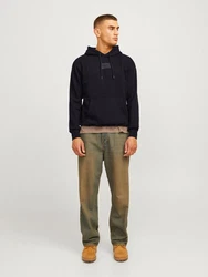 Jack & Jones Sweatshirt JJHakkai Schwarz/Dunkelblau