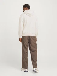 Jack & Jones Sweatshirt JJHakkai Khaki/Beige/Weiß/Creme/Grau