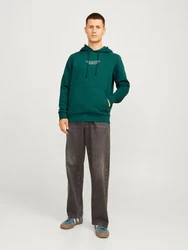 Jack & Jones Sweatshirt JPRBLUArchie Dunkelgrün/Grün/Türkis