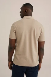 WE Fashion Poloshirt Khaki/Beige/Braun/Grau