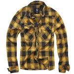 Brandit Outdoorhemd Checkshirt Gelb