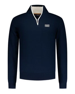 New Zealand Auckland Rundhalspullover Dunkelblau/Blau New Zealand Auckland Rundhalspullover Dunkelblau/Blau