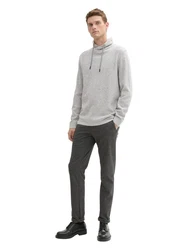 TOM TAILOR Strickpullover Grau/Hellgrau