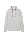 TOM TAILOR Strickpullover Grau/Hellgrau