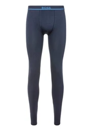 Lange Unterhose Long John 365 Solid mit Schriftzug auf dem Bund