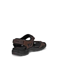 Ecco Offroad Herren Riemchensandale Trekkingsandale Dunkelbraun/Braun/Beige