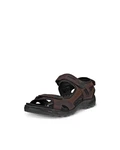 Ecco Offroad Herren Riemchensandale Trekkingsandale Dunkelbraun/Braun/Beige