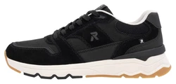 RIEKER Sport Sneaker Schnürschuh Halbschuh Freizeitschuh Schwarz/Braun