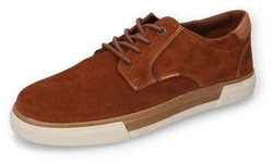 camel active Sneaker Schnürschuh Freizeitschuh Business Sneaker Braun/Orange/Rot