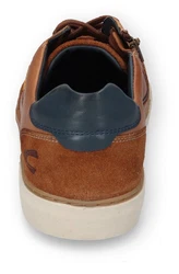 camel active Sneaker Retro Schnürschuh Halbschuh Braun/Orange/Beige