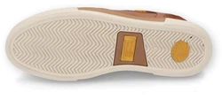 camel active Sneaker Retro Schnürschuh Halbschuh Braun/Orange/Beige