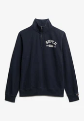Superdry Sweatshirt ATHLETIC ESS HALF ZIP Dunkelblau/Blau/Rot/Hellblau