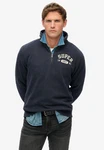 Superdry Sweatshirt ATHLETIC ESS HALF ZIP Dunkelblau/Blau/Rot/Hellblau