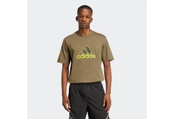 adidas Originals T-Shirt GRFX TEE Dunkelgrün/Khaki/Neonfarben