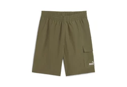 PUMA Shorts ESS NO. 1 LOGO WOVEN CARGO SHORTS Dunkelgrün/Khaki