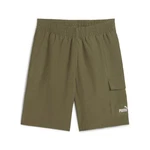 PUMA Shorts ESS NO. 1 LOGO WOVEN CARGO SHORTS Dunkelgrün/Khaki