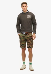 Superdry Sweatshirt Athletic ESS Crew Khaki/Dunkelgrün/Grau