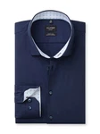 OLYMP Businesshemd No. Six 24/Seven super slim Dunkelblau/Blau