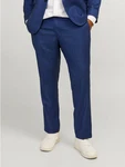 Jack & Jones Plus Anzughose JPRSOLARIS TROUSER NOOS Dunkelblau/Blau