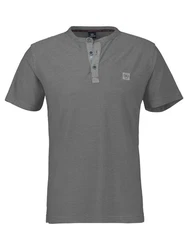 LERROS Poloshirt T-Shirt SERAFINO (2523910) Dunkelgrau/Grau/Hellgrau