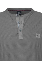 LERROS Poloshirt T-Shirt SERAFINO (2523910) Dunkelgrau/Grau/Hellgrau