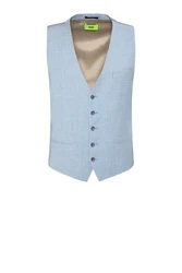 Cinque Anzugweste Cimonopoli-W Regular Fit Hellblau/Blau/Grau