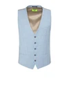 Cinque Anzugweste Cimonopoli-W Regular Fit Hellblau/Blau/Grau