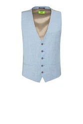 Cinque Anzugweste Cimonopoli-W Regular Fit Hellblau/Blau/Grau