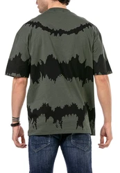 RedBridge T-Shirt Peterborough mit Statement-Print Dunkelgrün