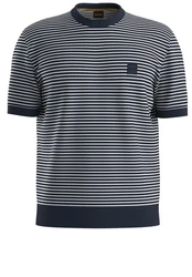 BOSS ORANGE Strickpullover Kanache Dunkelblau/Blau