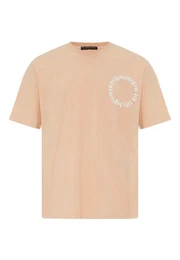 T-Shirt Oversize mit Rundhals und Print Lssiges Streetwear-Shirt