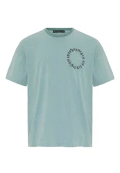 RedBridge T-Shirt Runcorn mit Print Blau/Grün/Türkis/Hellgrün
