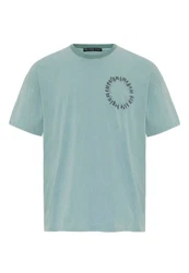 RedBridge T-Shirt Runcorn mit Print Blau/Grün/Türkis/Hellgrün