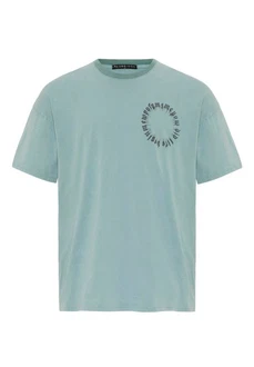 RedBridge T-Shirt Runcorn mit Print Blau/Grün/Türkis/Hellgrün
